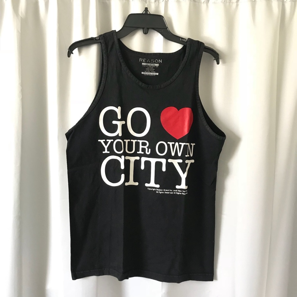 Reason - Go ❤️ Your Own City Tank top